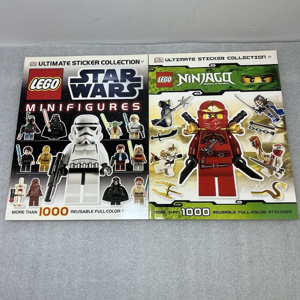 Lot 2 Lego ULTIMATE STICK COLLECTIONS Star Wars & Ninjago Masters of Spinjitzu